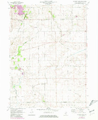 preview thumbnail of historical topo map of DeKalb County, IL in 1971