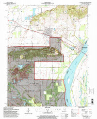 Download a high-resolution, GPS-compatible USGS topo map for Shawneetown, IL (1998 edition)