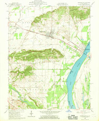 Download a high-resolution, GPS-compatible USGS topo map for Shawneetown, IL (1969 edition)