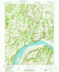 Download a high-resolution, GPS-compatible USGS topo map for Shetlerville, IL (1972 edition)