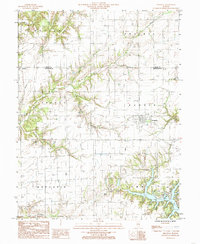 Download a high-resolution, GPS-compatible USGS topo map for Shumway, IL (1985 edition)