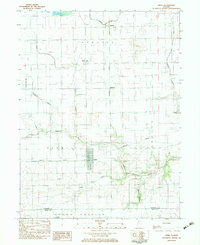 Download a high-resolution, GPS-compatible USGS topo map for Sidell, IL (1983 edition)