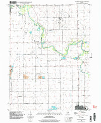 Download a high-resolution, GPS-compatible USGS topo map for Southeast Pontiac, IL (2003 edition)