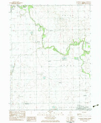 Download a high-resolution, GPS-compatible USGS topo map for Southeast Pontiac, IL (1983 edition)