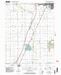 Download a high-resolution, GPS-compatible USGS topo map for Southwest Pontiac, IL (2003 edition)