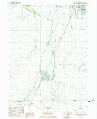 Download a high-resolution, GPS-compatible USGS topo map for Southwest Pontiac, IL (1983 edition)