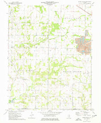 Download a high-resolution, GPS-compatible USGS topo map for Spring Garden, IL (1977 edition)