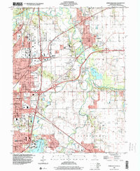 Download a high-resolution, GPS-compatible USGS topo map for Springfield East, IL (2000 edition)