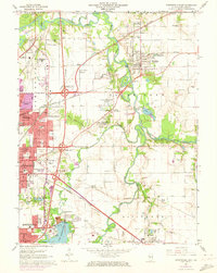 Download a high-resolution, GPS-compatible USGS topo map for Springfield East, IL (1973 edition)