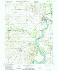 Download a high-resolution, GPS-compatible USGS topo map for St Francisville, IL (1984 edition)