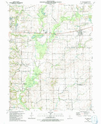 Download a high-resolution, GPS-compatible USGS topo map for St Jacob, IL (1991 edition)
