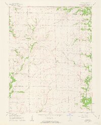 1962 Map of St. Rose, 1963 Print