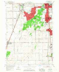 Download a high-resolution, GPS-compatible USGS topo map for Steger, IL (1967 edition)