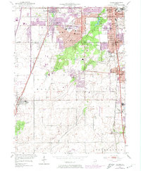 Download a high-resolution, GPS-compatible USGS topo map for Steger, IL (1974 edition)