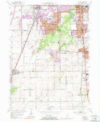Download a high-resolution, GPS-compatible USGS topo map for Steger, IL (1974 edition)