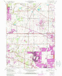 Download a high-resolution, GPS-compatible USGS topo map for Streamwood, IL (1989 edition)