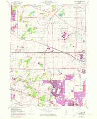 Download a high-resolution, GPS-compatible USGS topo map for Streamwood, IL (1973 edition)