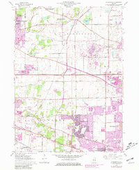 Download a high-resolution, GPS-compatible USGS topo map for Streamwood, IL (1981 edition)