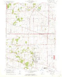 1961 Map of Streamwood, 1962 Print