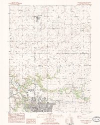 Download a high-resolution, GPS-compatible USGS topo map for Streator North, IL (1984 edition)