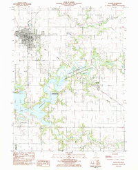 preview thumbnail of historical topo map of Sullivan, IL in 1983