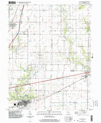 Download a high-resolution, GPS-compatible USGS topo map for Teutopolis, IL (2003 edition)