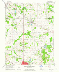 Download a high-resolution, GPS-compatible USGS topo map for Tilden, IL (1966 edition)