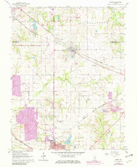 Download a high-resolution, GPS-compatible USGS topo map for Tilden, IL (1982 edition)