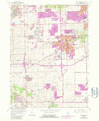 Download a high-resolution, GPS-compatible USGS topo map for Tinley Park, IL (1990 edition)