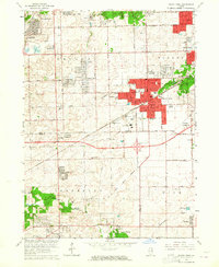 Download a high-resolution, GPS-compatible USGS topo map for Tinley Park, IL (1964 edition)