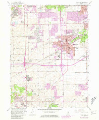 Download a high-resolution, GPS-compatible USGS topo map for Tinley Park, IL (1981 edition)