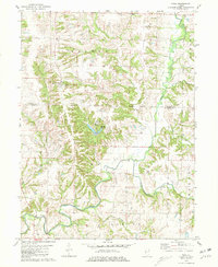 Download a high-resolution, GPS-compatible USGS topo map for Tioga, IL (1981 edition)