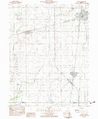 Download a high-resolution, GPS-compatible USGS topo map for Tolono, IL (1983 edition)