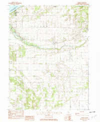 Download a high-resolution, GPS-compatible USGS topo map for Topeka, IL (1982 edition)