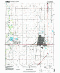Download a high-resolution, GPS-compatible USGS topo map for Tuscola, IL (2003 edition)