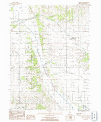 preview thumbnail of historical topo map of Whiteside County, IL in 1985