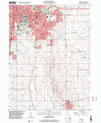 Download a high-resolution, GPS-compatible USGS topo map for Urbana, IL (2001 edition)
