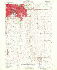 Download a high-resolution, GPS-compatible USGS topo map for Urbana, IL (1970 edition)