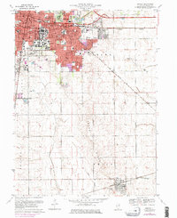 Download a high-resolution, GPS-compatible USGS topo map for Urbana, IL (1976 edition)