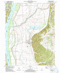 Download a high-resolution, GPS-compatible USGS topo map for Valmeyer, IL (1991 edition)