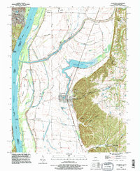 Download a high-resolution, GPS-compatible USGS topo map for Valmeyer, IL (1996 edition)