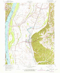 Download a high-resolution, GPS-compatible USGS topo map for Valmeyer, IL (1975 edition)