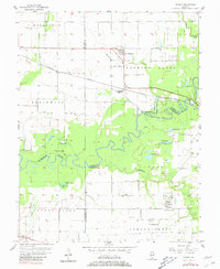Download a high-resolution, GPS-compatible USGS topo map for Venedy, IL (1981 edition)