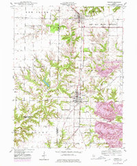 Download a high-resolution, GPS-compatible USGS topo map for Vermont, IL (1979 edition)