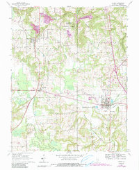 Download a high-resolution, GPS-compatible USGS topo map for Vienna, IL (1990 edition)