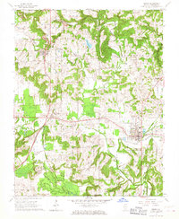 preview thumbnail of historical topo map of Vienna, IL in 1966