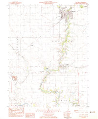 Download a high-resolution, GPS-compatible USGS topo map for Villa Grove, IL (1983 edition)