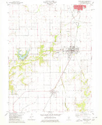 Download a high-resolution, GPS-compatible USGS topo map for Virden South, IL (1980 edition)