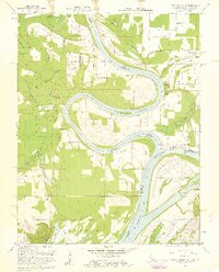 preview thumbnail of historical topo map of Union County, IL in 1958