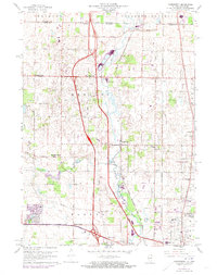 Download a high-resolution, GPS-compatible USGS topo map for Wadsworth, IL (1973 edition)